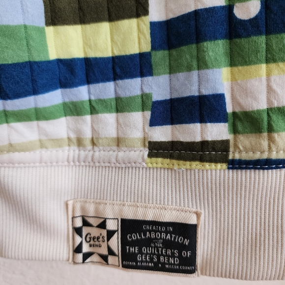 Gee's Bend Quilters Quilted Graphic Hoodie NWT - Picture 5 of 12
